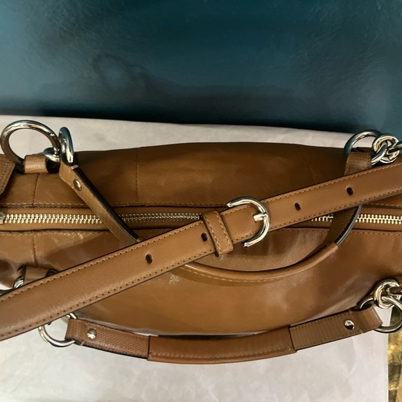 COACH Large Kristin Saddle Leather Satchel/Crossbody in MINT Condition! - Picture 6 of 11